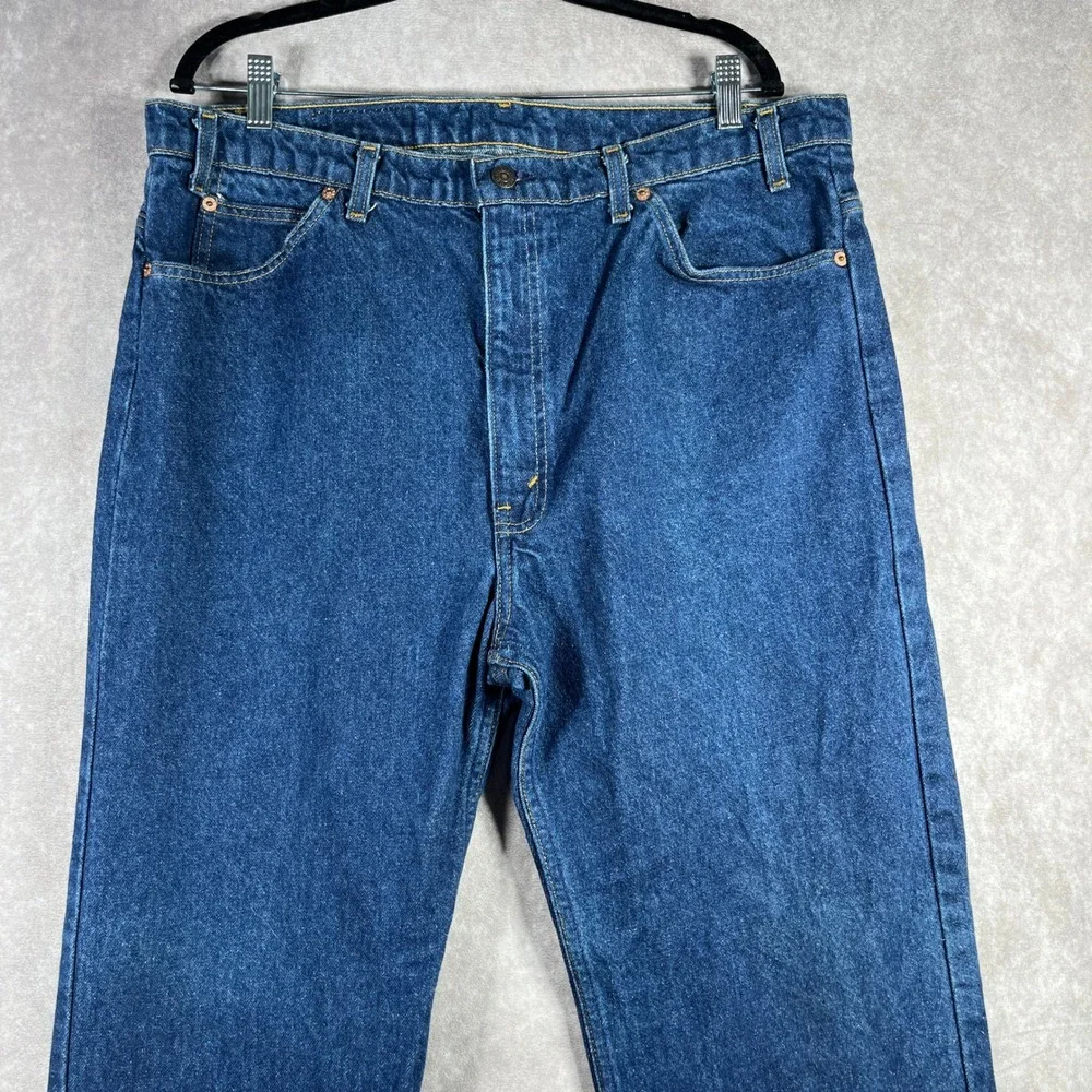 Vintage Levi's 505 Jeans Mens 40X30 Regular Fit‎ Classic Straight Leg Orange Tab